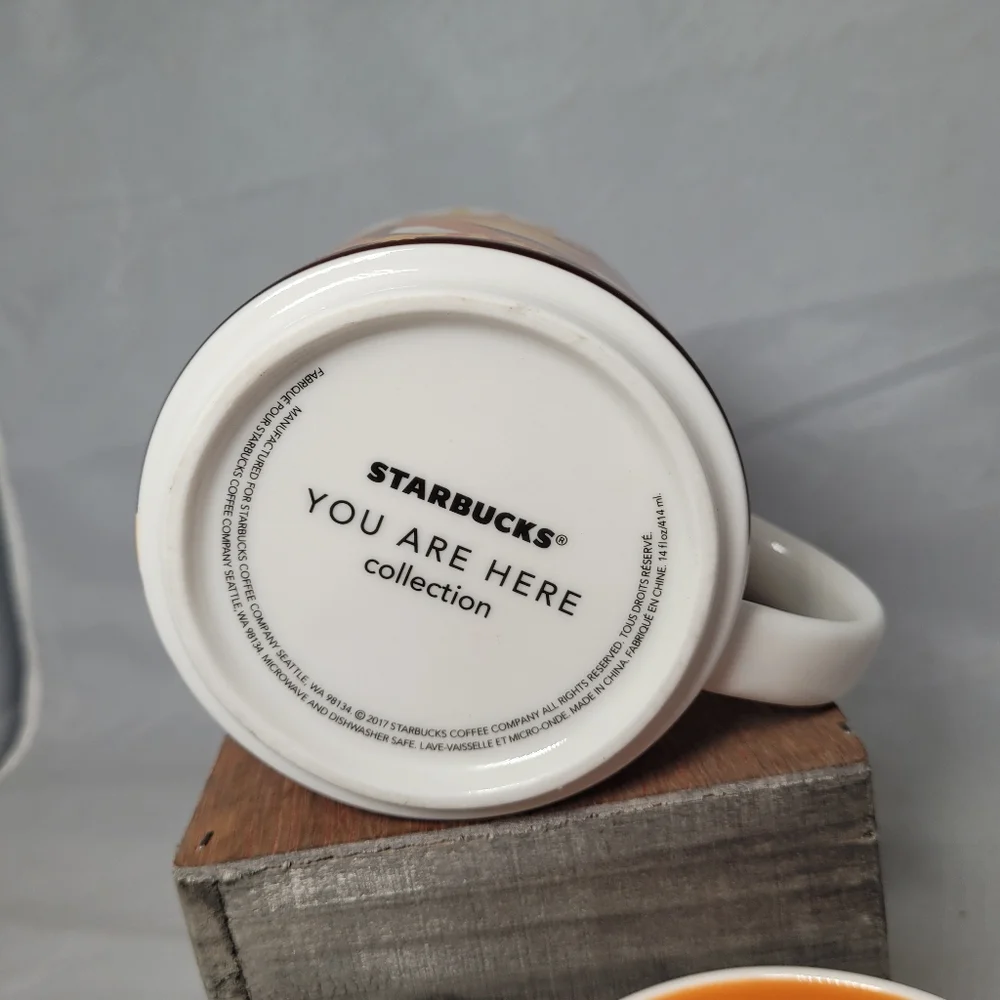 2x Starbucks 2017 Phoenix You‎ Are Here Collection Coffee Mug Pair